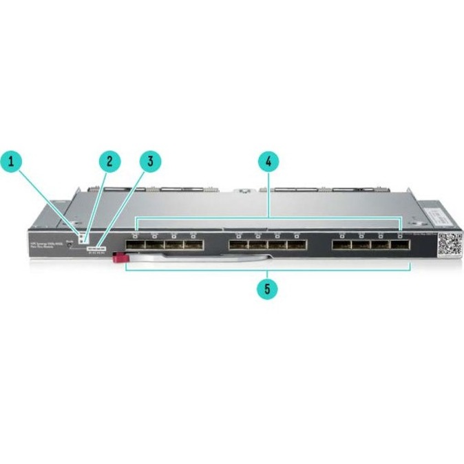 HPE Synergy 10Gb TAA-compliant Pass-Thru Module - For Data Networking, Optical NetworkOptical Fiber10 Gigabit Ethernet - 10GBase-X - 12 x Expansion Slots - QSFP+, SFP+ - TAA Compliant