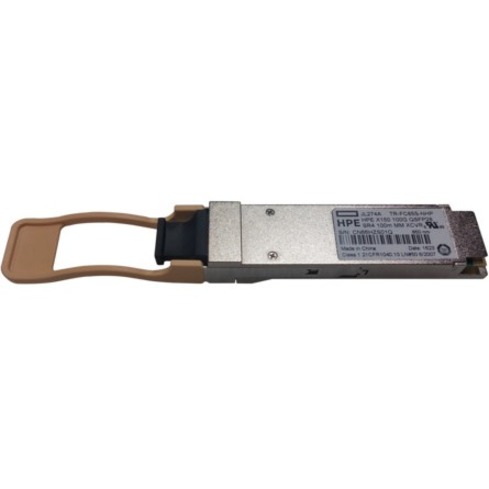 HPE X150 100G QSFP28 MPO SR4 100m MM Transceiver - For Optical Network, Data Networking - 1 x MPO 100GBase-SR4 Network - Optical Fiber - Multi-mode - 100 Gigabit Ethernet - 100GBase-SR4 - 1