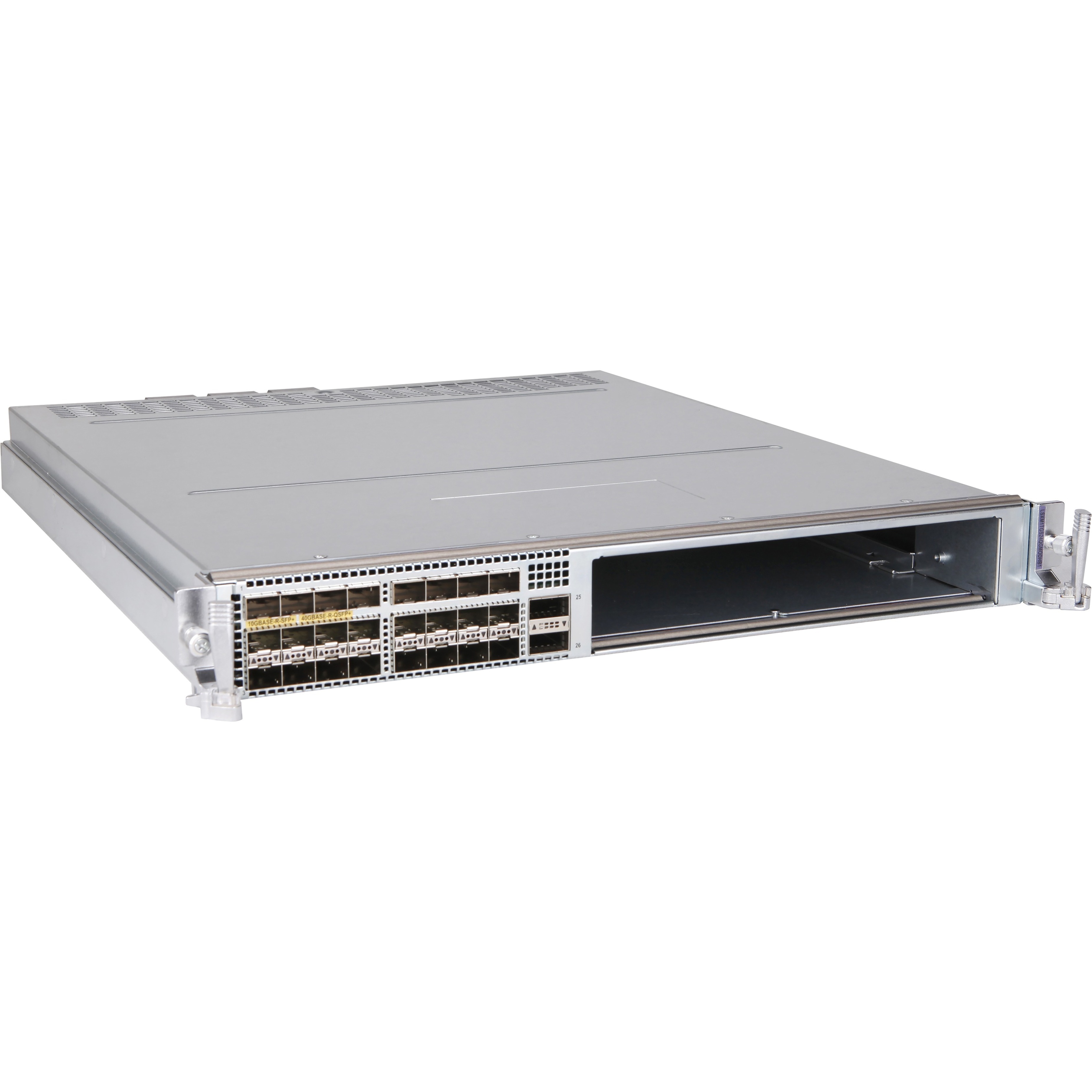 HPE FlexFabric 12900E 24p 10G/2p 40G HB 59xx Slot Module - For Switching Fabric, Data Networking10 Gigabit Ethernet, 40 Gigabit Ethernet - 10GBase-X, 40GBase-X - 26 x Expansion Slots