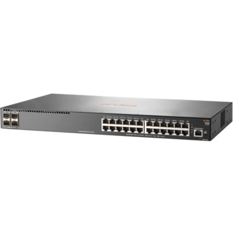 HPE Aruba 2930F 24G 4SFP+ Switch - 24 Ports - Manageable - 3 Layer Supported - Modular - 29.30 W Power Consumption - Twisted Pair, Optical Fiber - 1U - Rack-mountable, Desktop