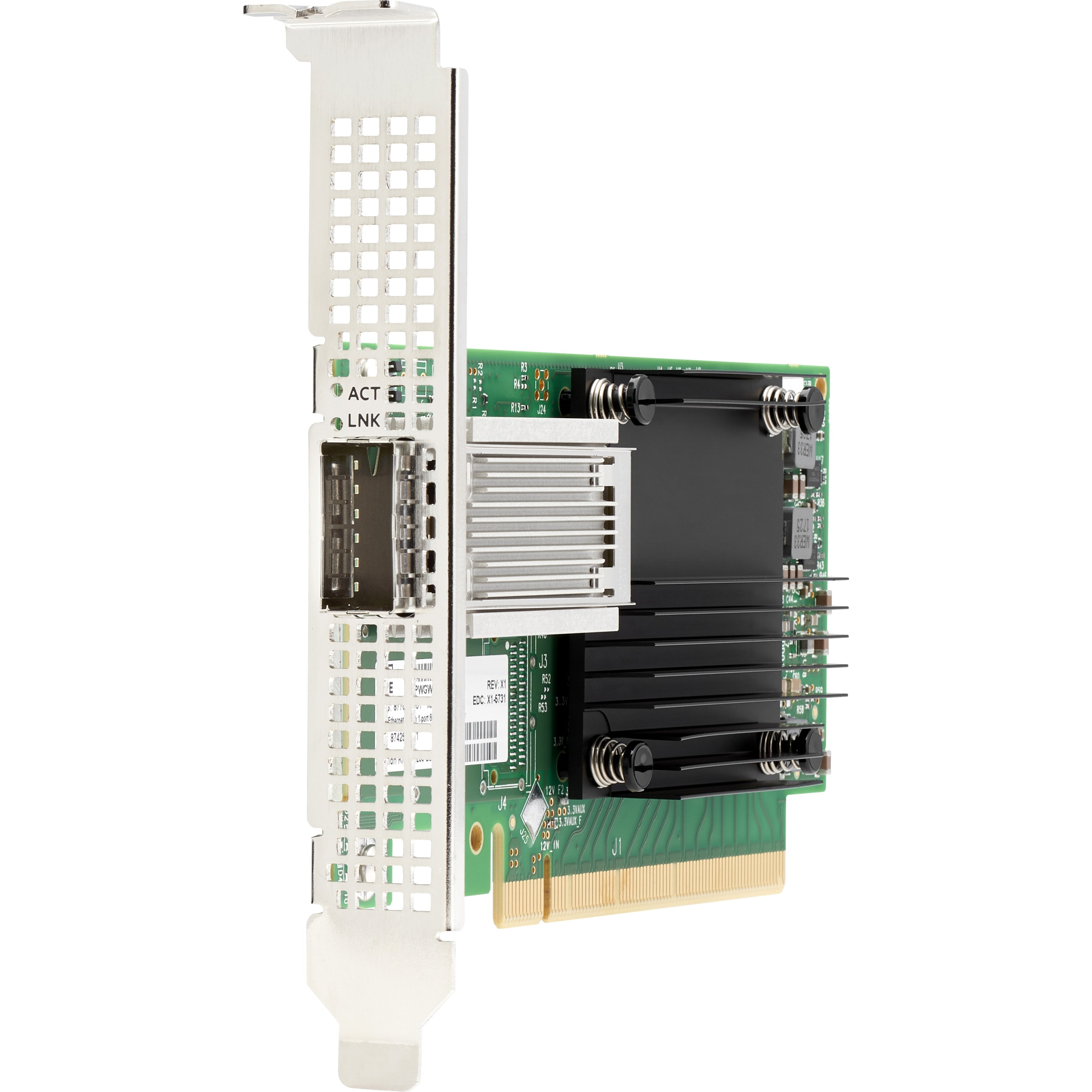 HPE Ethernet 100Gb 1-port 842QSFP28 Adapter - PCI Express 3.0 x16 - 1 Port(s) - Optical Fiber - 100GBase-X - Standup