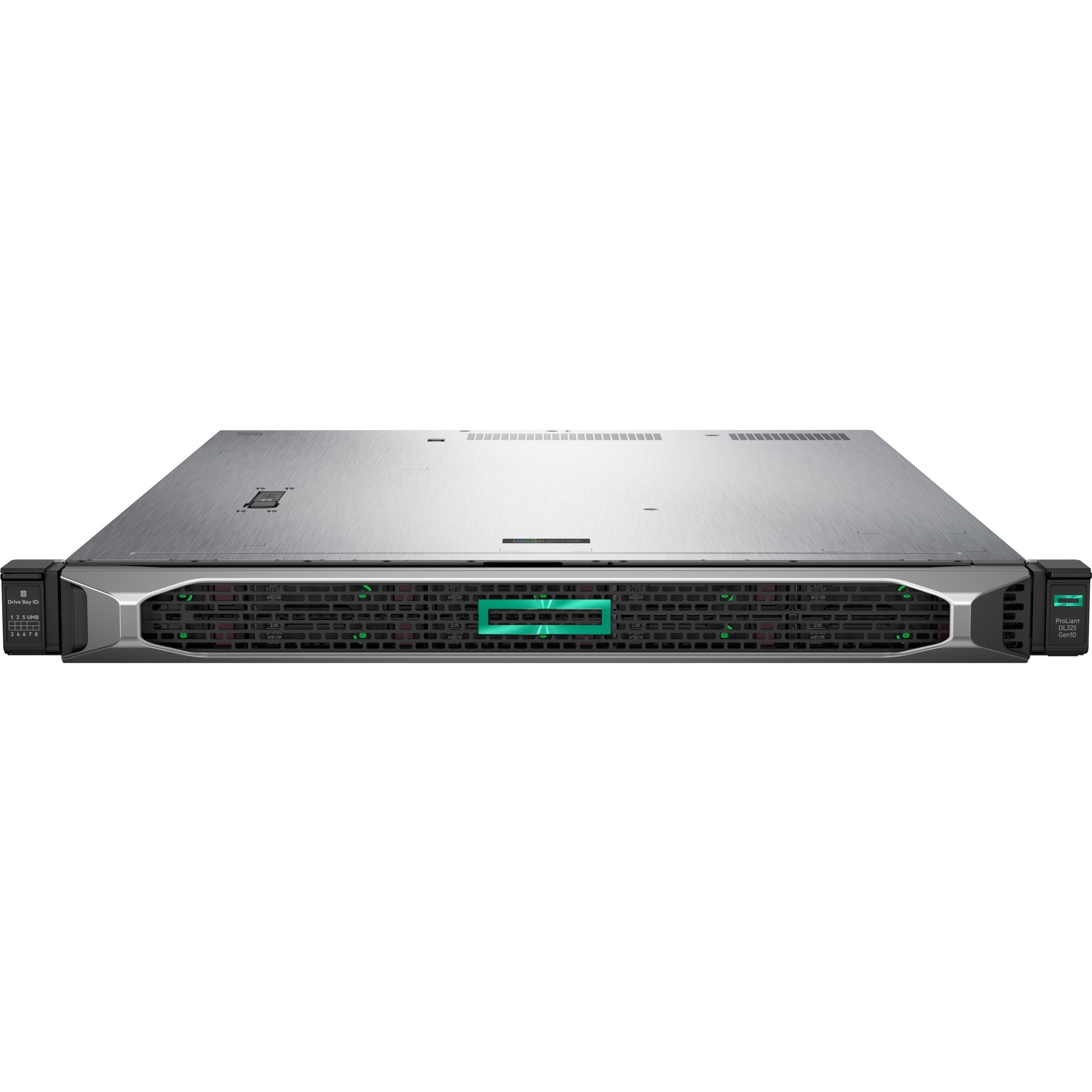 HPE ProLiant DL325 G10 1U Rack Server - 1 EPYC 7251 2.10 GHz - 8 GB RAM - 12Gb/s SAS Controller - 1 Processor Support - 512 GB RAM Support - DDR4 SDRAM Up to 16 MB Graphic Card - Gigabit Ethernet - 4 x Total Bay(s) - 4 x LFF Bay(s) - Hot Swappable Bays - 500 W