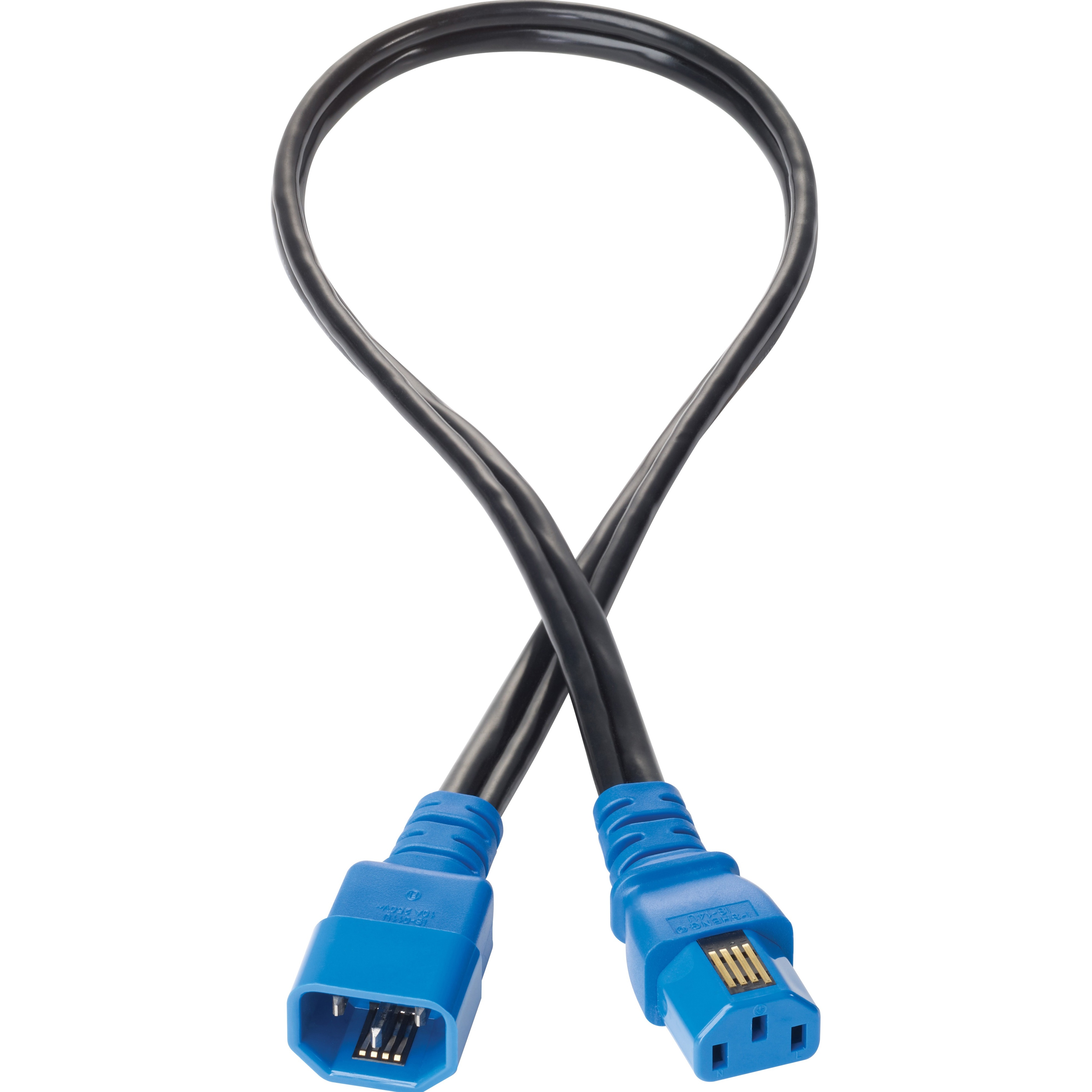 HPE Jumper Cord - 250 V AC - Black - 3.28 ft Cord Length - IEC 60320 C15 / IEC 60320 C14 - India