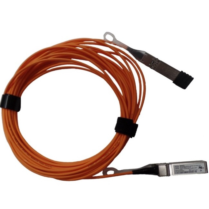 HPE 25GbE SFP28 to SFP28 10m Smart Active Optical Cable - 32.81 ft Fiber Optic Network Cable for Network Device, Transceiver - First End: 1 x SFP28 Network - Second End: 1 x SFP28 Network - 25 Gbit/s