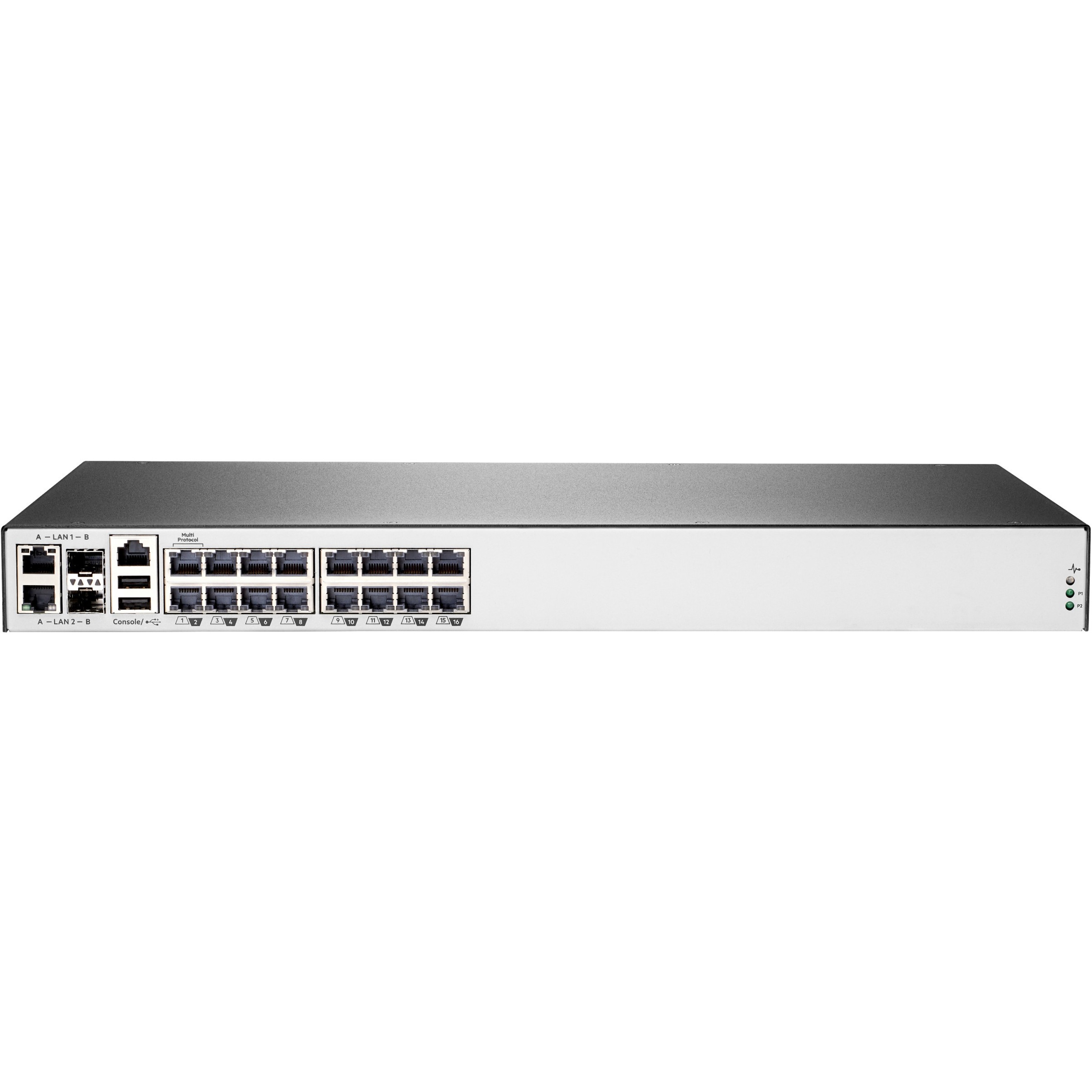 HPE 16-port WW Serial Console Server - x Network (RJ-45) x Serial Port - Rack-mountable