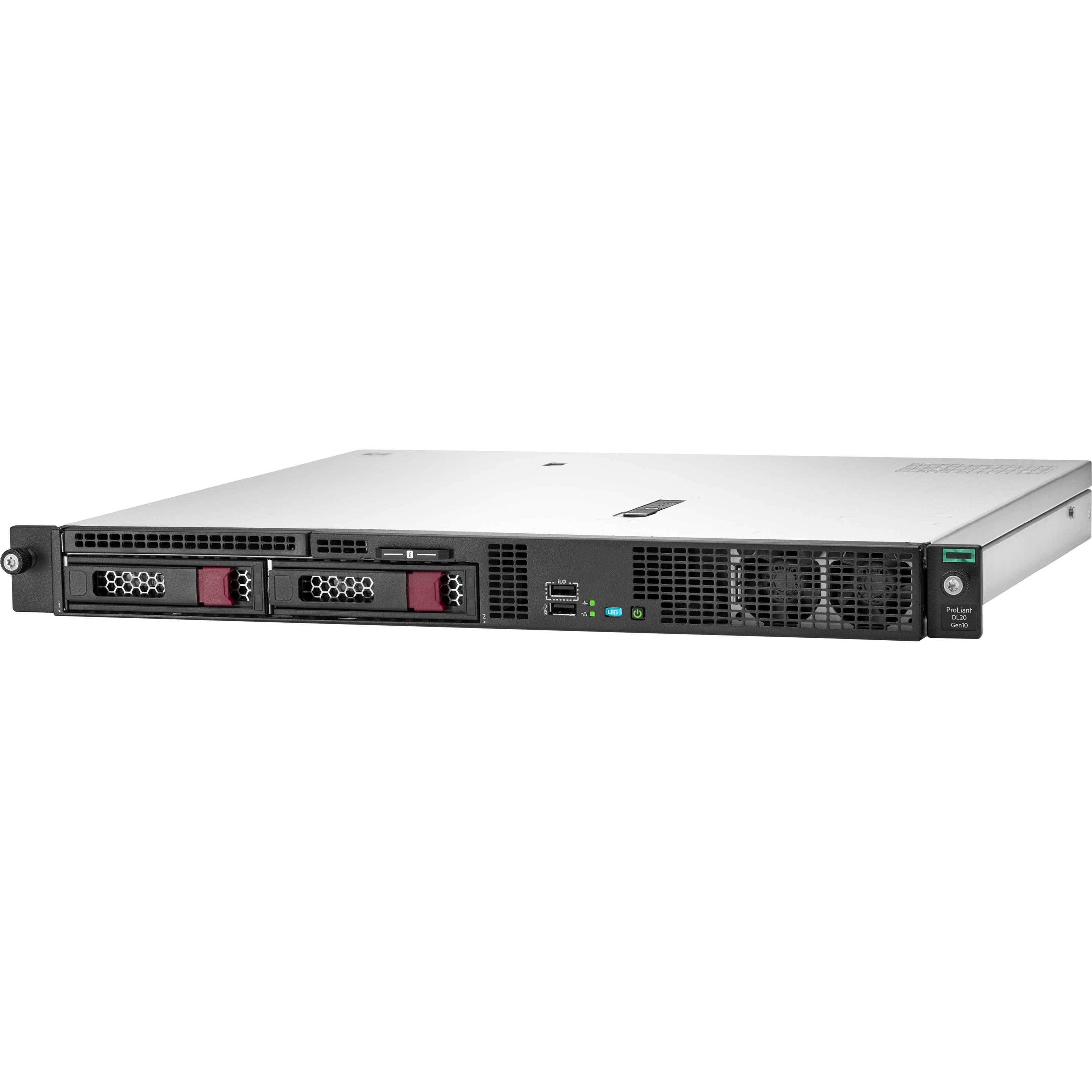 HPE ProLiant DL20 G10 1U Rack Server - 1 Xeon E-2124 3.30 GHz - 16 GB RAM - Serial ATA/600 Controller - 1 Processor Support - 64 GB RAM Support - DDR4 SDRAM Up to 16 MB Graphic Card - Gigabit Ethernet - 3 x Total Bay(s) - 2 x LFF Bay(s) - Hot Swappable Bays - 1 x 290 W