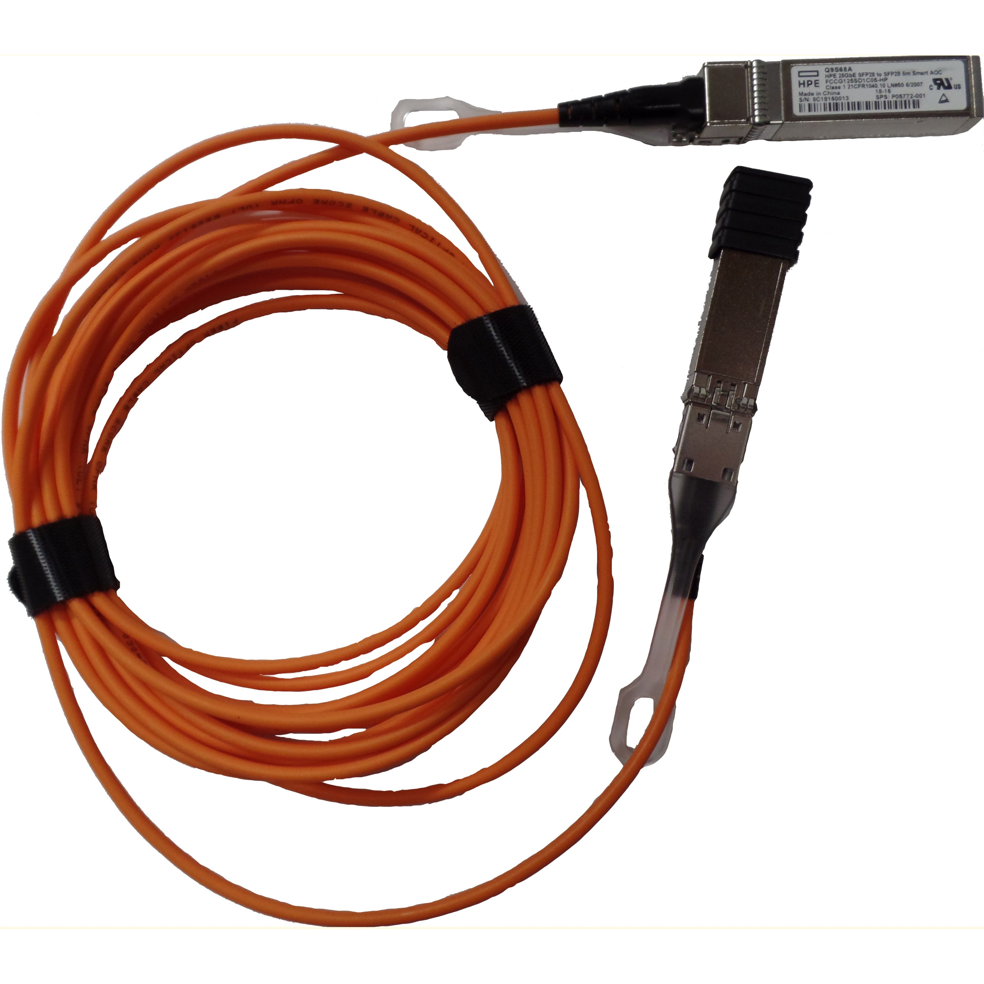 HPE 25Gb SFP28 to SFP28 7m Active Optical Cable - 22.97 ft Fiber Optic Network Cable for Network Device - First End: 1 x SFP28 Network - Second End: 1 x SFP28 Network - 25 Gbit/s