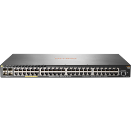 HPE 2930F 48G PoE+ 4SFP Switch - 48 Ports - Manageable - Gigabit Ethernet - 10/100/1000Base-T, 1000Base-X - 3 Layer Supported