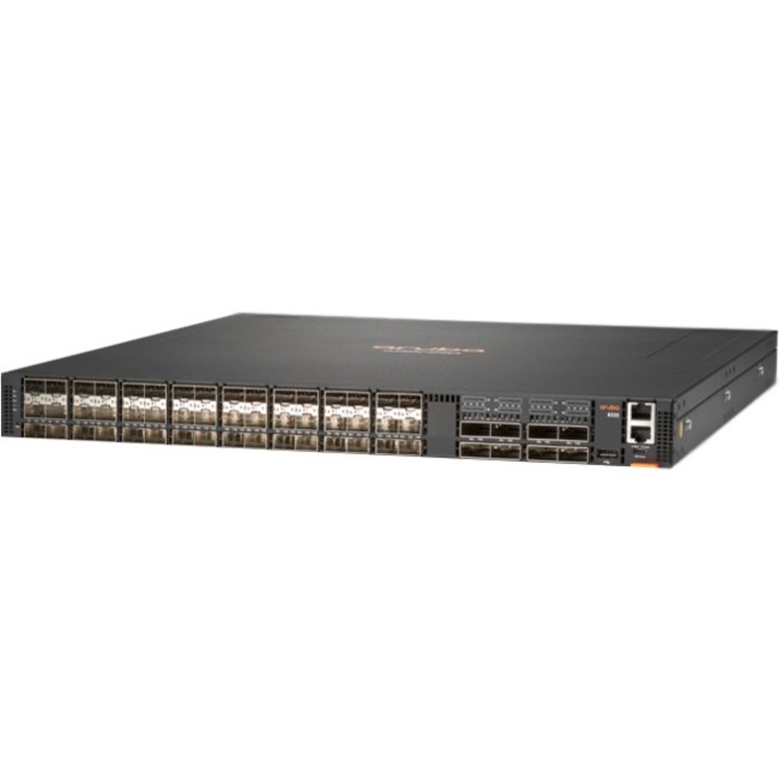 HPE 8325-48Y8C Ethernet Switch - Manageable - 25 Gigabit Ethernet - 3 Layer Supported - Modular - 550 W Power Consumption - Optical Fiber - 1U - Rack-mountable - 5 Year Limited Warranty - TAA Compliant