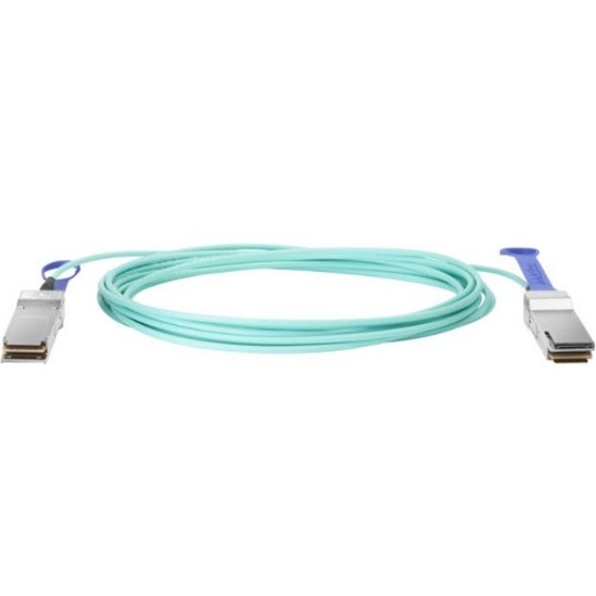 HPE 100GbE QSFP28 to QSFP28 5m Active Optical Cable - 16.40 ft Fiber Optic Network Cable for Network Device - First End: 1 x QSFP28 Network - Second End: 1 x QSFP28 Network - 100 Gbit/s
