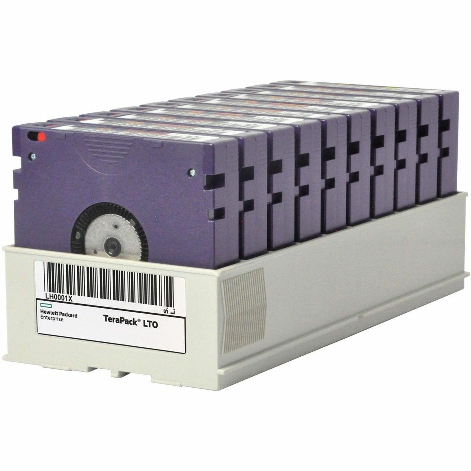 HPE Spectra TeraPack TS1160 JE Non Custom Labeled 9 Data Cartridges - TS1160 - Rewritable - Barcode Labeled - 50 TB (Native) / 60 TB (Compressed) - 3517.06 ft Tape Length - 400 MB/s Native Data Transfer Rate - 10 Pack - Black