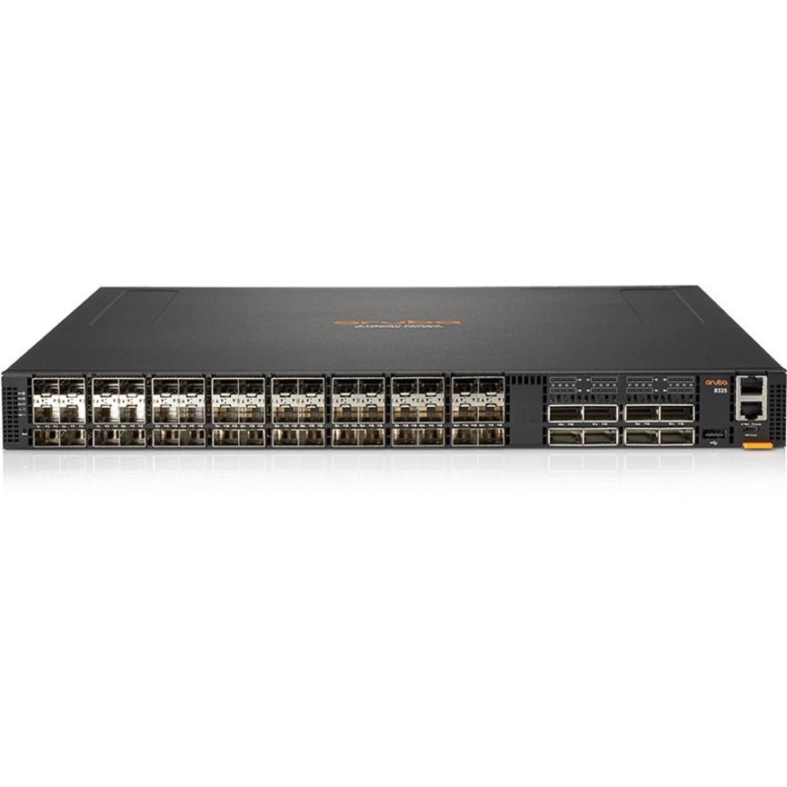 HPE 8325-48Y8C Layer 3 Switch - Manageable - 25 Gigabit Ethernet - 3 Layer Supported - Modular - 550 W Power Consumption - Optical Fiber - 1U - Rack-mountable - 5 Year Limited Warranty