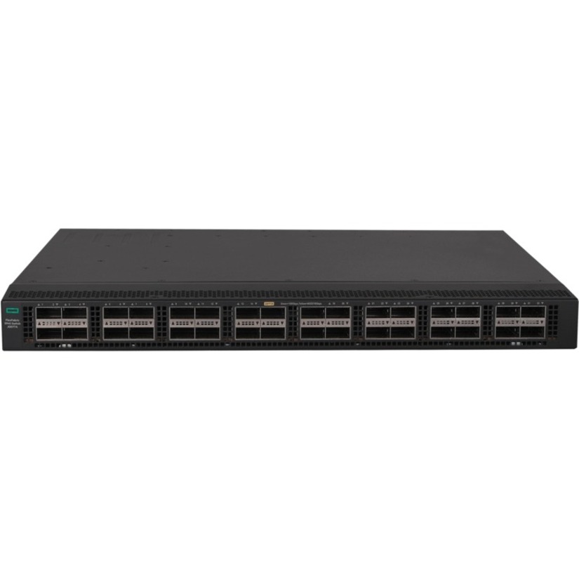 HPE FlexFabric 5945 32QSFP28 Switch - Manageable - 3 Layer Supported - Modular - 2 SFP Slots - 650 W Power Consumption - Optical Fiber - Rack-mountable
