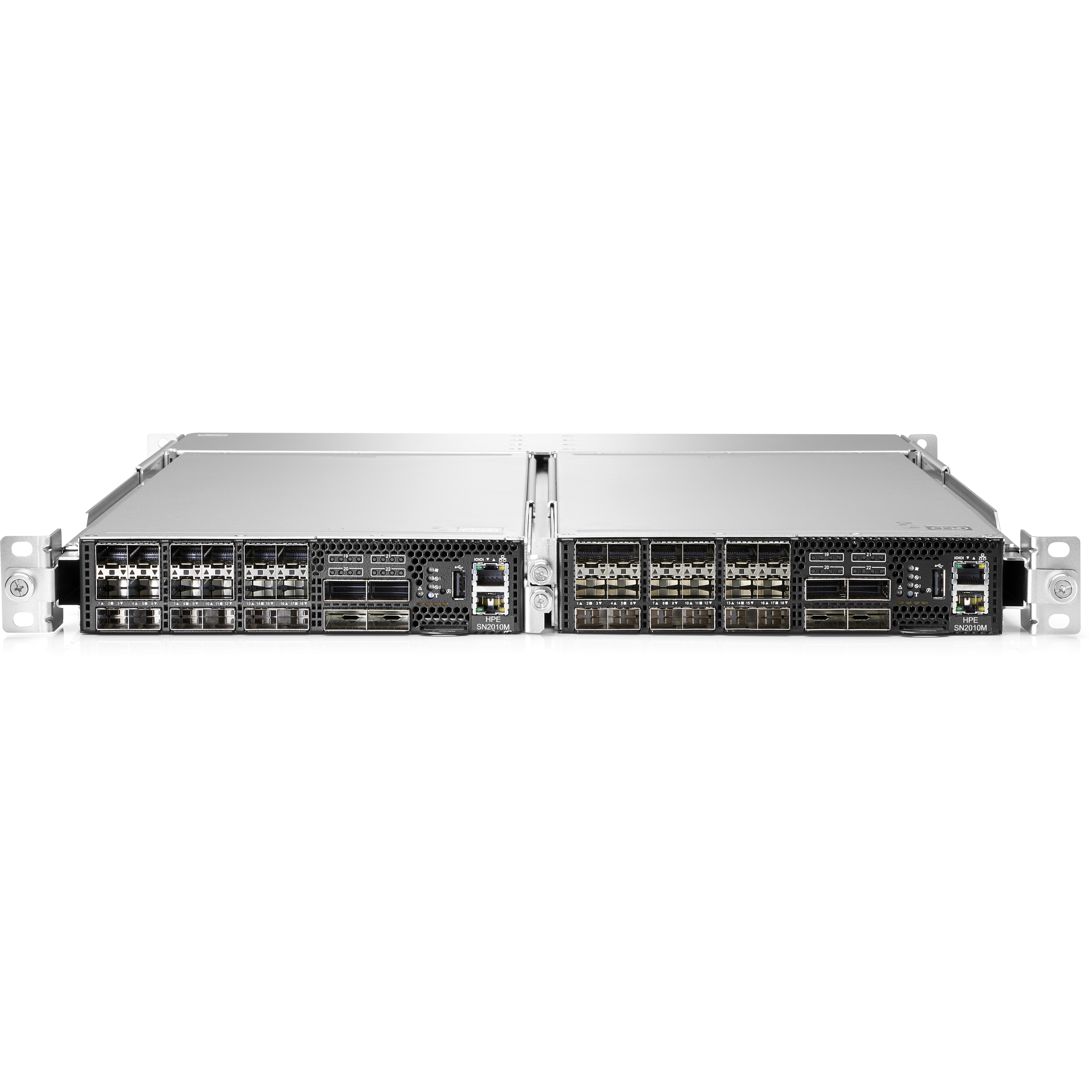 HPE StoreFabric SN2010M 25GbE 18SFP28 4QSFP28 Switch - Manageable - 25 Gigabit Ethernet - 25GBase-X - 3 Layer Supported - Modular - 57 W Power Consumption - Optical Fiber - 1U - Rack-mountable - TAA Compliant