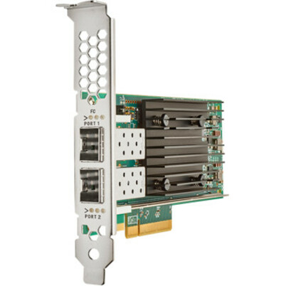 HPE SN1610Q 32Gb 2-port Fibre Channel Host Bus Adapter - PCI Express 4.0 - 32 Gbit/s - 2 x Total Fibre Channel Port(s) - SFP+