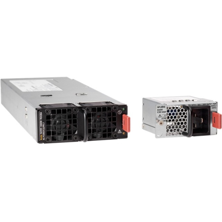 HPE 6400 3000W Power Supply With C20 Inlet Adapter - 120 V AC, 230 V AC Input - 54 V DC Output - 3000 W