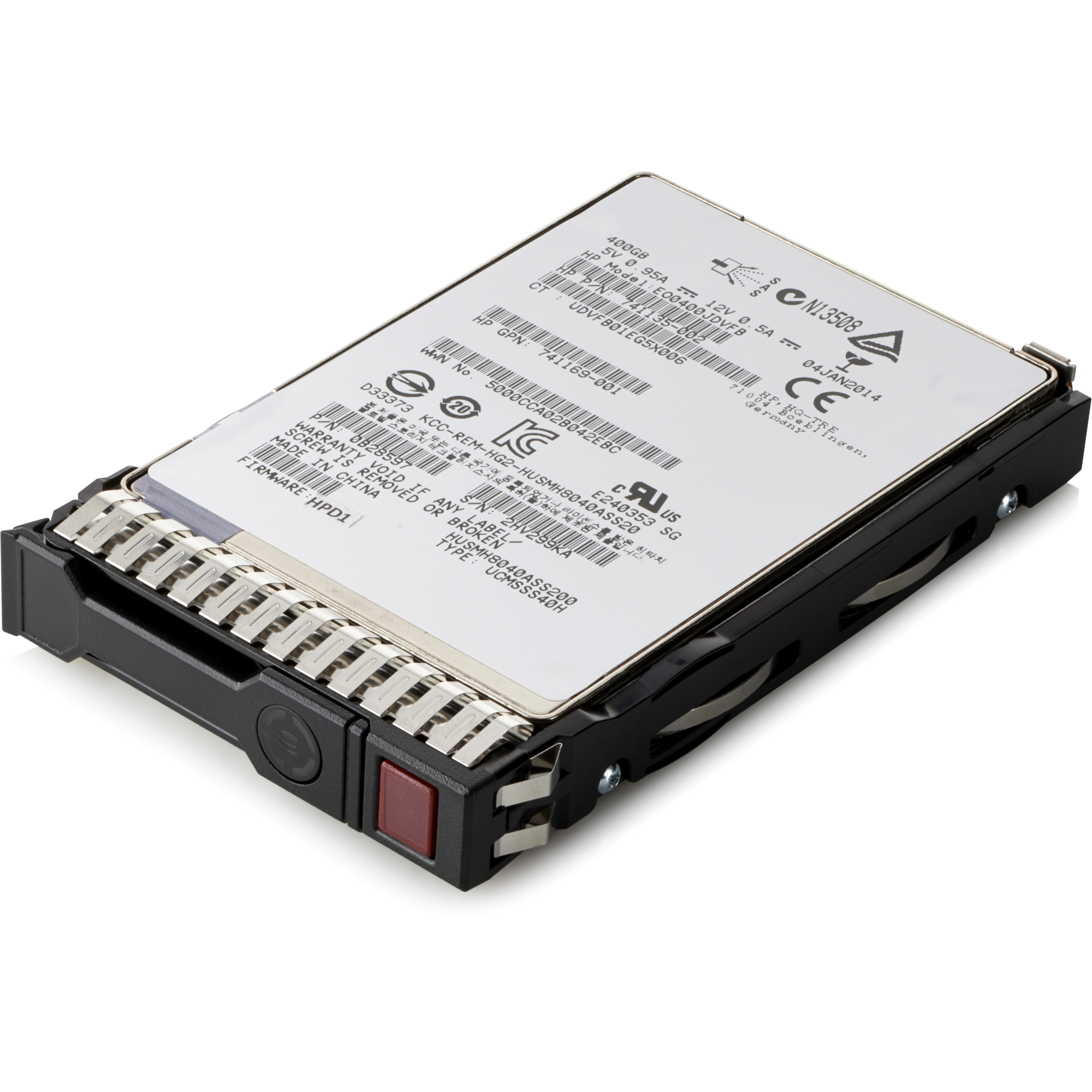 HPE 400 GB Solid State Drive - 2.5" Internal - SAS (12Gb/s SAS) - Write Intensive - Storage System, Server Device Supported -