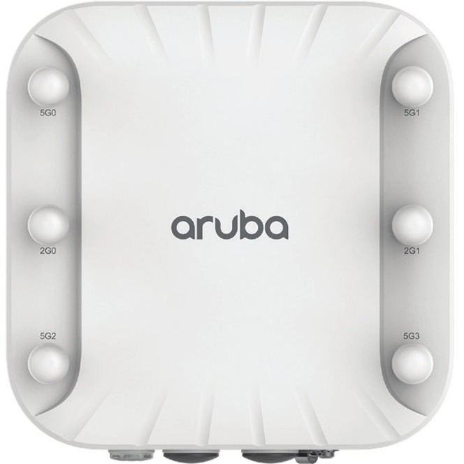 HPE AP-518 Dual Band 802.11ax 4.80 Gbit/s Wireless Access Point - Indoor - 2.40 GHz, 5 GHz - External - MIMO Technology - 2 x Network (RJ-45) - 2.5 Gigabit Ethernet, Gigabit Ethernet - Bluetooth 5 - IP55