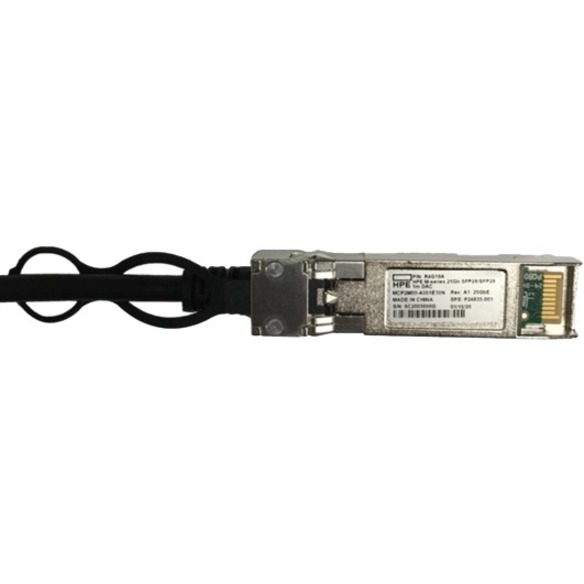 HPE M-series 25Gb SFP28 to SFP28 0.5m Direct Attach Copper Cable - 1.64 ft SFP28 Network Cable for Network Device - First End: SFP28 Network - Second End: SFP28 Network - 25 Gbit/s