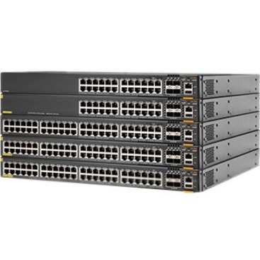 HPE 6200F 48G Class4 PoE 4SFP+ 370W Switch - 48 Ports - Manageable - 3 Layer Supported - Modular - 76 W Power Consumption - 3