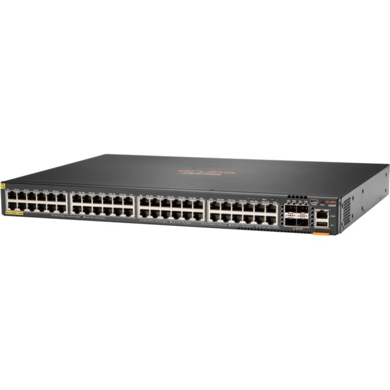 HPE 6200F 48G Class4 PoE 4SFP+ 740W Switch - 48 Ports - Manageable - 3 Layer Supported - Modular - 76 W Power Consumption - Twisted Pair, Optical Fiber - PoE Ports - Rack-mountable
