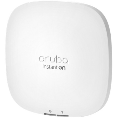 HPE Instant On AP22 Dual Band 802.11ax 1.70 Gbit/s Wireless Access Point - Indoor - 2.40 GHz, 5 GHz - Internal - MIMO Technology - 1 x Network (RJ-45) - Gigabit Ethernet - PoE Ports - 8.80 W - Wall Mountable, Ceiling Mountable, Rail-mountable