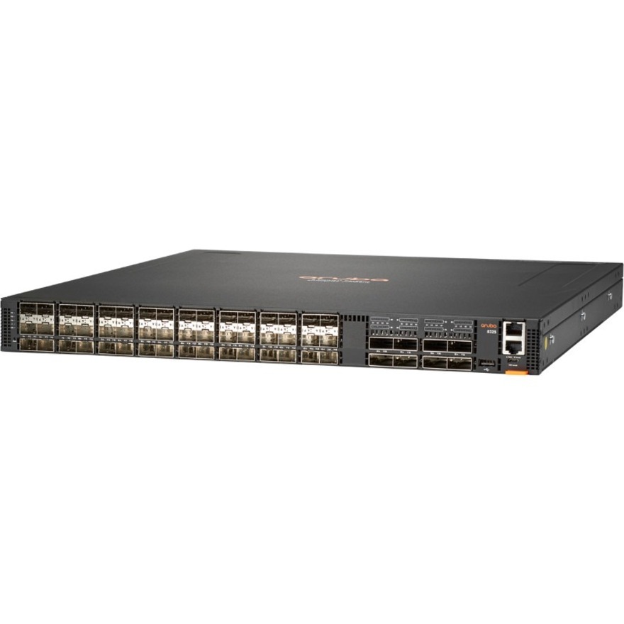 HPE 8325-48Y8C Ethernet Switch - Manageable - 25 Gigabit Ethernet, 100 Gigabit Ethernet - 25GBase-X, 100GBase-X - 3 Layer Supported - Modular - 550 W Power Consumption - Optical Fiber - 1U - Rack-mountable, Cabinet Mount, Surface Mount - Lifetime Limited Warranty