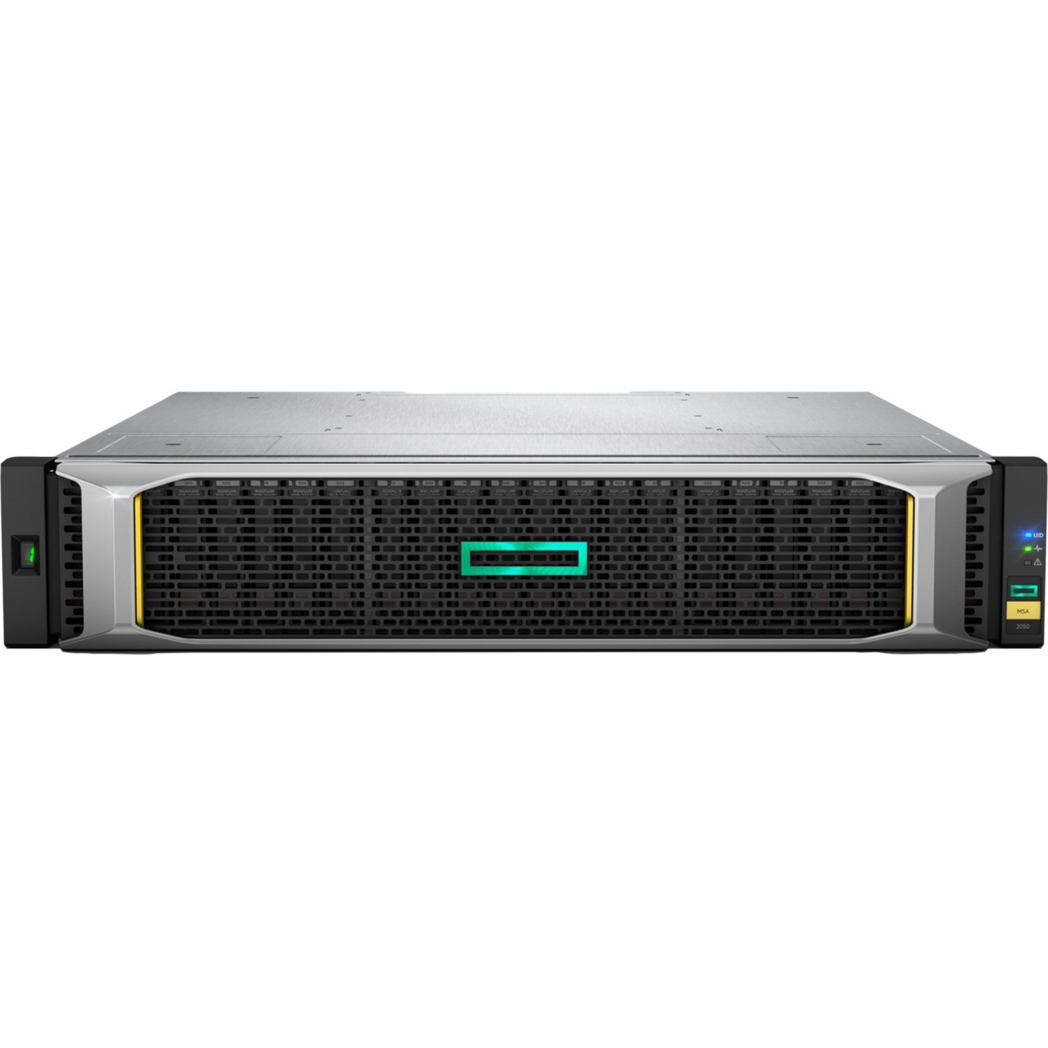 HPE MSA 2050 SAN Dual Controller LFF Storage - 12 x HDD Supported - 120 TB Supported HDD Capacity - 0 x HDD Installed - 2 x 6Gb/s SAS Controller - RAID Supported - 1, 5, 6, 10 RAID Levels - 12 x Total Bays - 12 x 3.5" Bay - 10 Gigabit Ethernet - Network (RJ-45) - iSCSI, FCP - 2 SAS Port(s) External - 2U - Rack-mountable