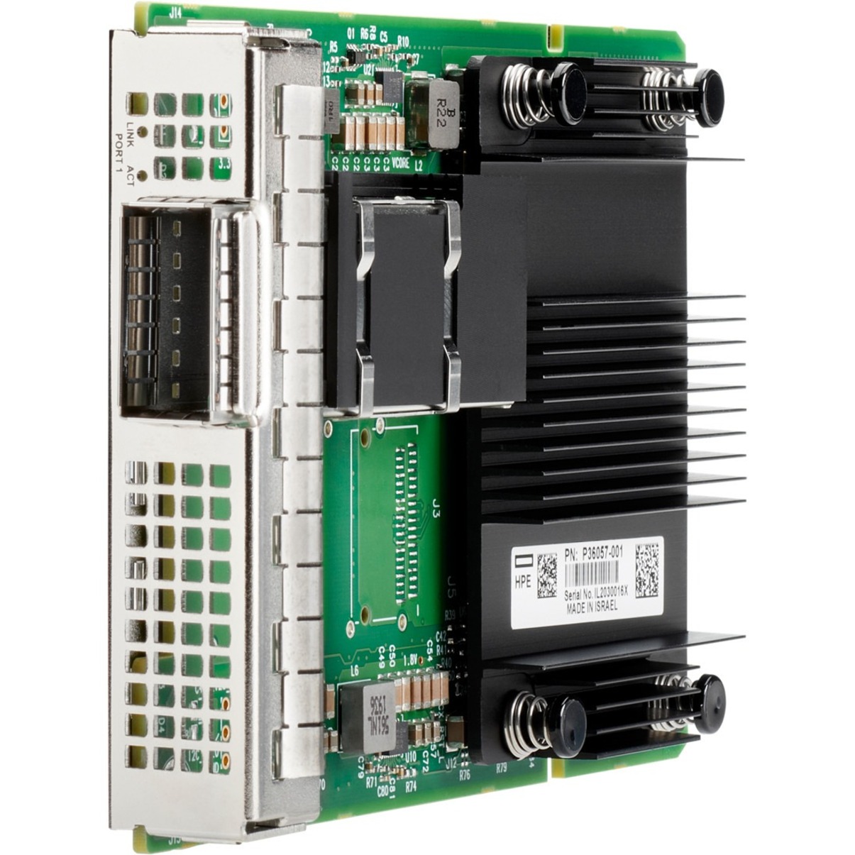 HPE Infiniband/Ethernet Host Bus Adapter - PCI Express 4.0 x16 - 2 x Total Infiniband Port(s) - 2 x Total Expansion Slot(s) - QSFP56 - OCP 3.0 SFF