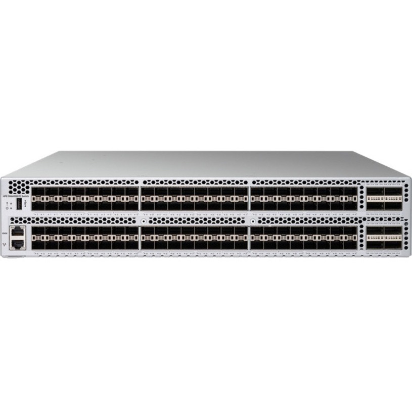 HPE SN6650B Fibre Channel Switch - 32 Gbit/s - 128 Fiber Channel Ports - 128 x Total Expansion Slots - Manageable - Rack-mountable - 2U - Redundant Power Supply