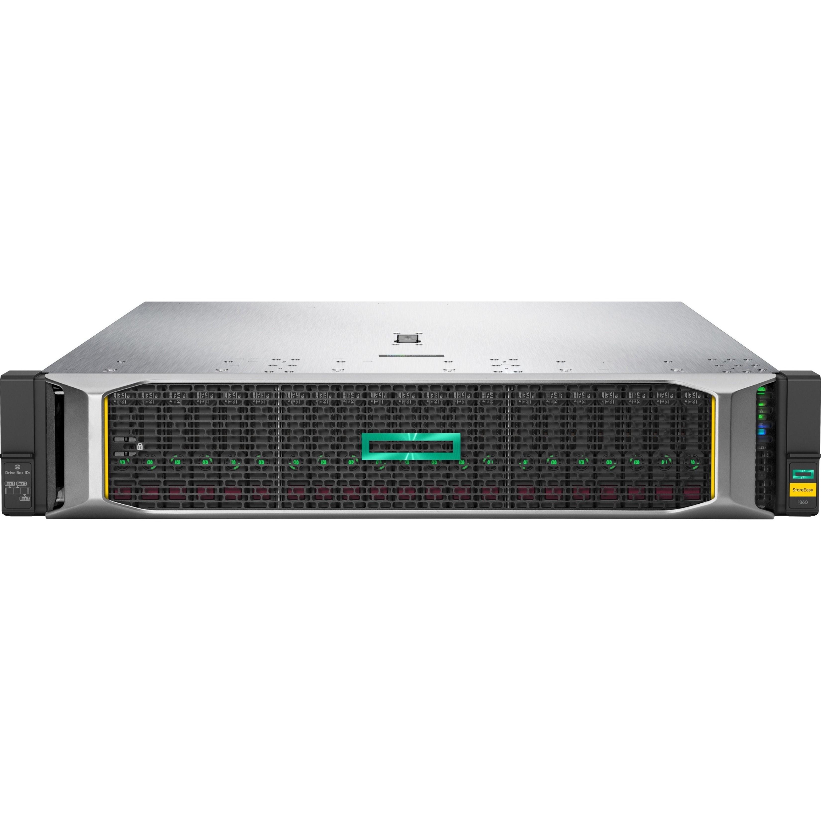 HPE StoreEasy 1860 Reman Storage - Refurbished - 1 Xeon Bronze 3104 Hexa-core (6 Core) 1.70 GHz - 24 x HDD Supported - 67.20 TB Supported HDD Capacity - 2 Boot Drive(s) - 16 GB RAM DDR4 SDRAM - 12Gb/s SAS Controller - RAID Supported - 0, 1, 5, 6, 10, 50, 60, 1 ADM, 10 ADM RAID Levels - 24 x Total Bays - 24 x 2.5" Bay - 3 x Total Slot(s) - Gigabit Ethernet - VGA - 2 USB Port(s) - 2 USB 3.0 Port(s) - Network (RJ-45) - Windows Storage Server 2016 Standard - 2U - Rack-mountable