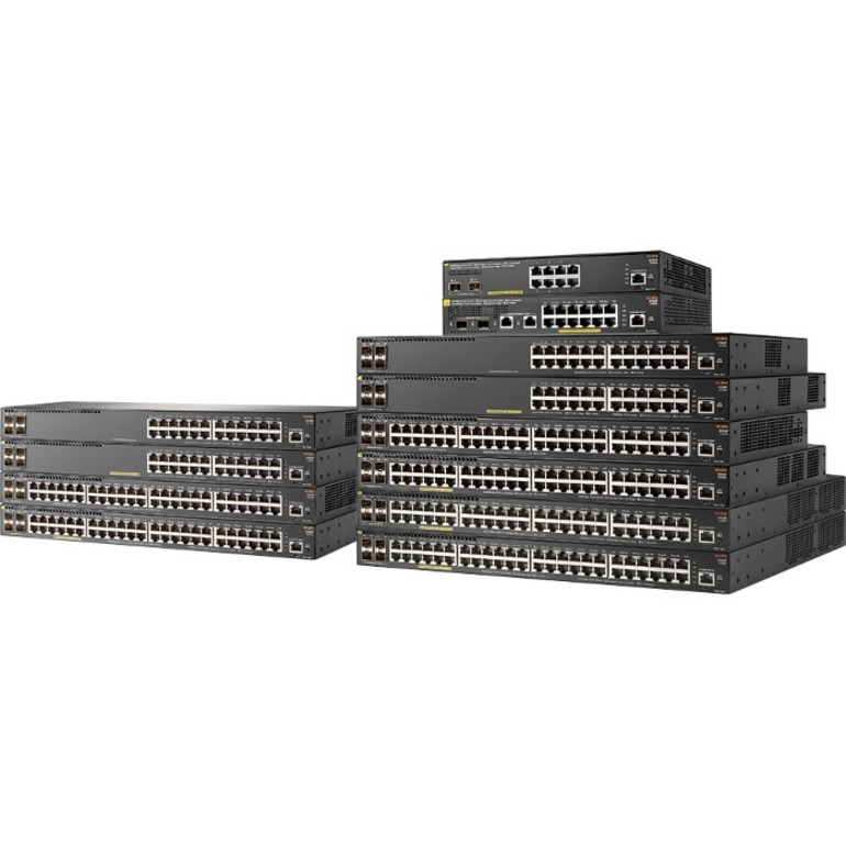 HPE 2930F 24G 4SFP Switch - 24 Ports - Manageable - 3 Layer Supported - Modular - 4 SFP Slots - 29.30 W Power Consumption - Optical Fiber, Twisted Pair - 1U - Rack-mountable - Lifetime Limited Warranty
