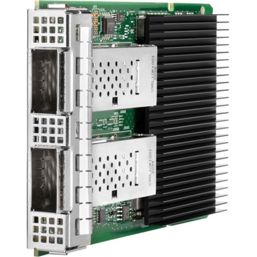 HPE Intel E810-CQDA2 Ethernet 100GB 2-Port QSFP28 OCP3 Adapter For HPE (P22767-B21) - PCI Express 4.0 x16 - 100 Gbit/s Data Transfer Rate - 2 Port(s) - Optical Fiber - 100GBase-X - QSFP28 - Plug-in Card