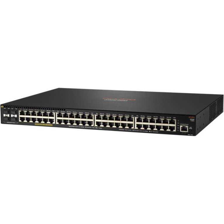 HPE 2930F 48G PoE+ 4SFP+ 740W Switch - 48 Ports - Manageable - 3 Layer Supported - Modular - Twisted Pair, Optical Fiber - 1U - Rack-mountable