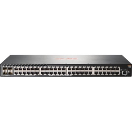 HPE 2930F 48G 4SFP Switch - 48 Ports - Manageable - 3 Layer Supported - Modular - 4 SFP Slots - 46.60 W Power Consumption - Twisted Pair, Optical Fiber - 1U - Rack-mountable