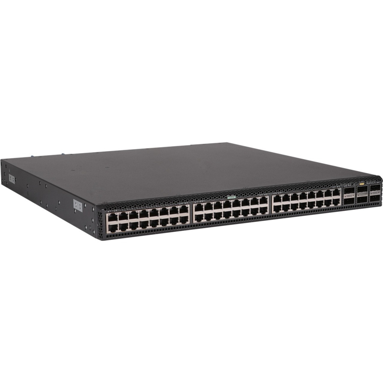 HPE FlexFabric 5944 48XGT 6QSFP28 Switch - 48 Ports - Manageable - 10 Gigabit Ethernet, 100 Gigabit Ethernet - 10GBase-T, 100GBase-X - 3 Layer Supported - Modular - 102 W Power Consumption - Optical Fiber, Twisted Pair - 1U - Rack-mountable