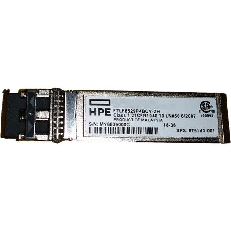 HPE SFP Module - For Data Networking, Optical NetworkOptical Fiber16 Gigabit Ethernet - Fiber Channel, 16GBase-SW - 8 x Expansion Slots - SFP