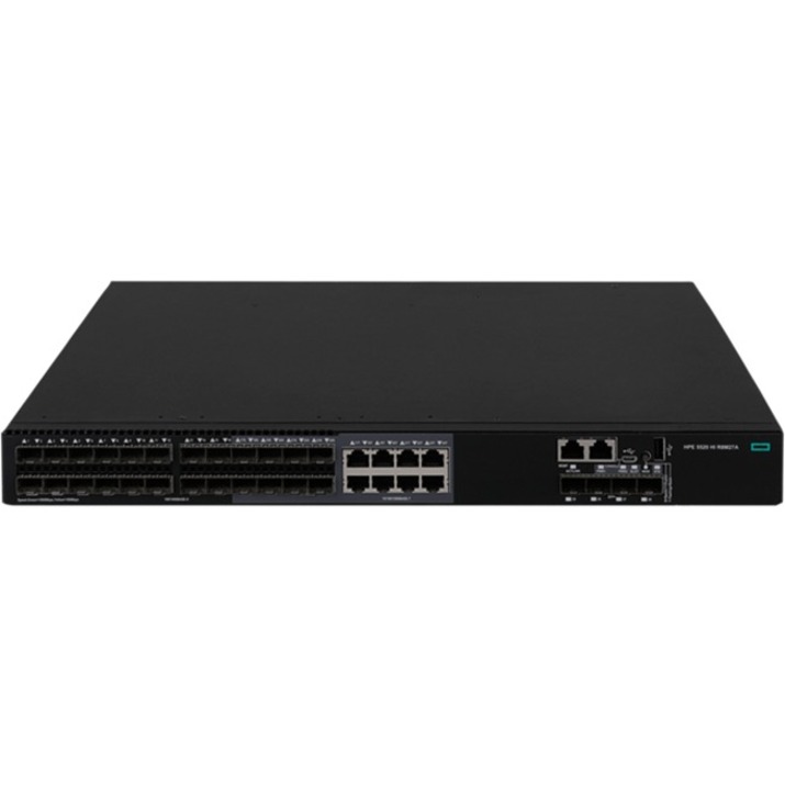 HPE FlexNetwork 5520 24G SFP 4SFP+ HI Switch - 8 Ports - Manageable - Gigabit Ethernet, 10 Gigabit Ethernet - 10/100/1000Base-T, 100/1000Base-X, 10GBase-X - 3 Layer Supported - Modular - 24 SFP Slots - 24 W Power Consumption - Optical Fiber, Twisted Pair - 1U - Rack-mountable, Cabinet Mount