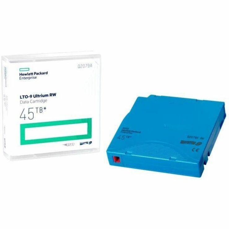 HPE LTO-9 Ultrium 45TB RW 20 Data Cartridges - LTO-9 - Rewritable - 18 TB (Native) / 45 TB (Compressed) - 3395.67 ft Tape Length