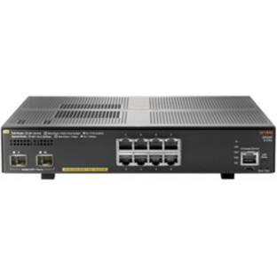 HPE 2930F 8G PoE+ 2SFP+ Switch - 8 Ports - Manageable - 10 Gigabit Ethernet, Gigabit Ethernet - 10/100/1000Base-T, 10GBase-X