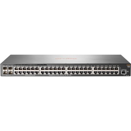 HPE 2930F Layer 3 Switch - 48 Ports - Manageable - 3 Layer Supported - Modular - 4 SFP Slots - 46.60 W Power Consumption - Optical Fiber, Twisted Pair - 1U - Rack-mountable