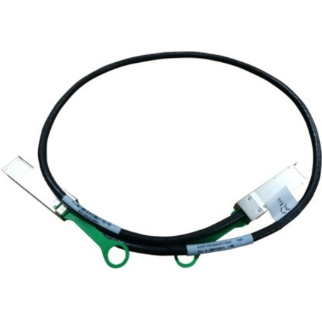 HPE X240 100G QSFP28 to QSFP28 1m Direct Attach Copper Cable - 3.28 ft Fiber Optic Network Cable for Network Device, Switch - First End: 1 x QSFP28 Network - Male - Second End: 1 x QSFP28 Network - Male - 100 Gbit/s - Black - 1 - Refurbished