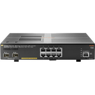 HPE 2930F 8G PoE+ 2SFP+ Switch - 8 Ports - Manageable - Gigabit Ethernet - 10/100/1000Base-T - Refurbished - 3 Layer Supporte
