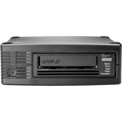HPE StoreEver LTO-8 Ultrium 30750 External Tape Drive - LTO-8 - 12 TB (Native)/30 TB (Compressed) - 6Gb/s SAS - 5.25" Width -