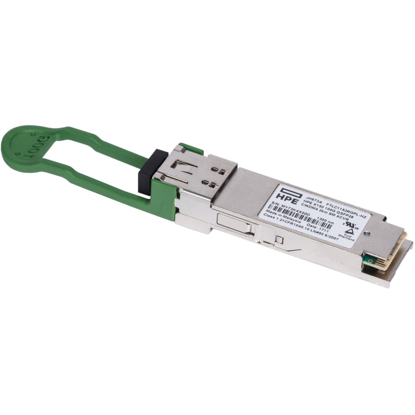 HPE X150 100G QSFP28 CWDM4 2km SM Transceiver - For Optical Network, Data Networking - 1 x 100GBase-CWDM4 Network - Optical Fiber - Single-mode - 100 Gigabit Ethernet - 100GBase-CWDM4