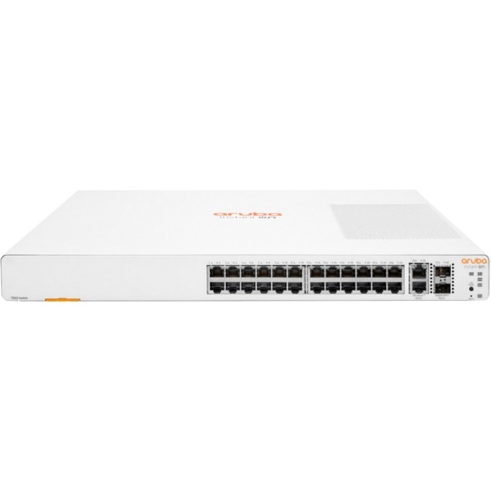 HPE Instant On 1960 24G 2XGT 2SFP+ Switch - 24 Ports - Manageable - 10 Gigabit Ethernet, Gigabit Ethernet - 10GBase-T, 10GBas