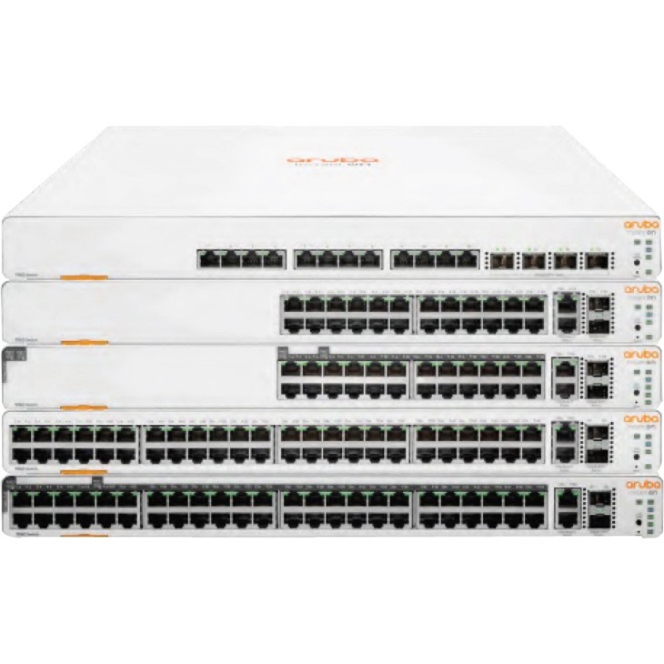 HPE Instant On 1960 48G 40p Class4 8p Class6 PoE 2XGT 2SFP+ 600W Switch - 48 Ports - Manageable - 10 Gigabit Ethernet, Gigabit Ethernet - 10GBase-T, 10GBase-X, 10/100/1000Base-T - 2 Layer Supported - Modular - 100 W Power Consumption - 600 W PoE Budget - Optical Fiber, Twisted Pair - PoE Ports - Rack-mountable, Table Top, Wall Mountable, Under Table, Cabinet Mount