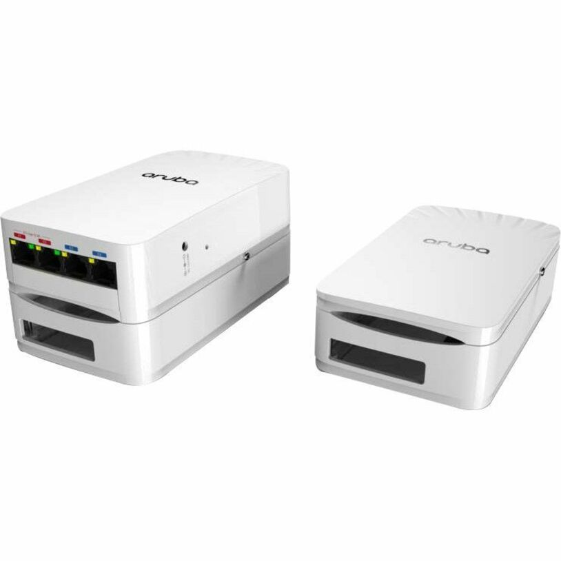 Aruba Fiber Media Converter - Network (RJ-45) - 1x PoE (RJ-45) Ports - Gigabit Ethernet - 1000Base-T - 1 x Expansion Slots - SFP - 1 x SFP Slots - Power Adapter - Wall Mountable, Standalone