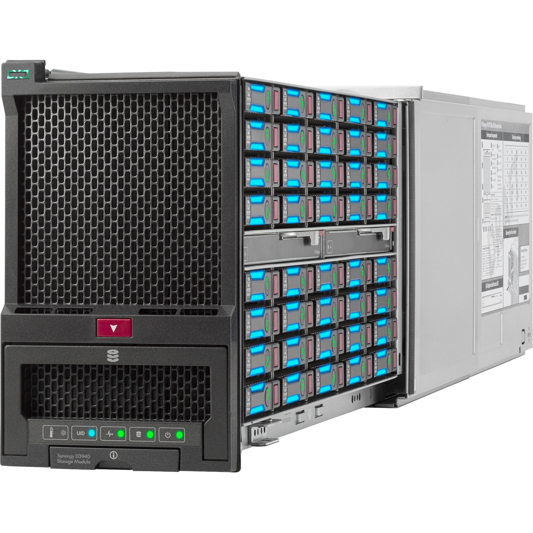 HPE Synergy D3940 Drive Enclosure - 12Gb/s SAS Host Interface - 40 x HDD Supported - 40 x SSD Supported - 40 x Total Bay - 40 x 2.5" Bay