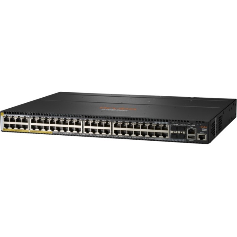 HPE 2930M 40G 8 Smart Rate PoE Class 6 1-slot Switch - 8 Ports - Manageable - Refurbished - 3 Layer Supported - Modular - 4 SFP Slots - 470 W Power Consumption - Twisted Pair, Optical Fiber - PoE Ports - Rack-mountable, Standalone